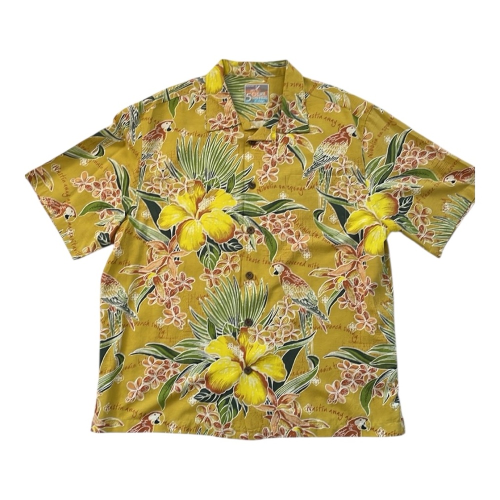 It’s 5 o’clock somewhere Mens Hawaiian short sleeve Button down size (X large) - Picture 4 of 9